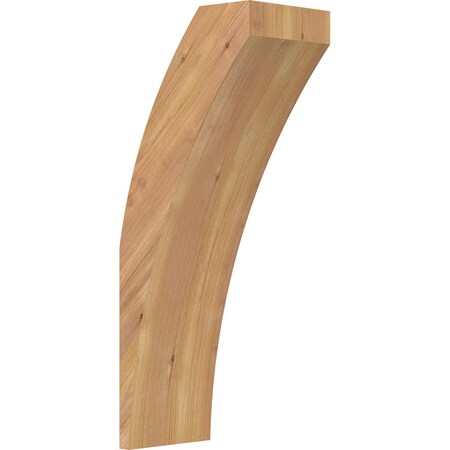 5 1/2"W x 8"D x 20"H Thorton Smooth Knee Brace, Western Red Cedar